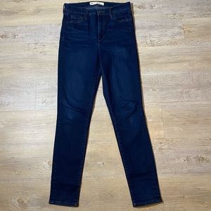 GAP 1969 Denim TRUE SKINNY SUPER HIGH RISE Jeans Size 27 Inseam 28